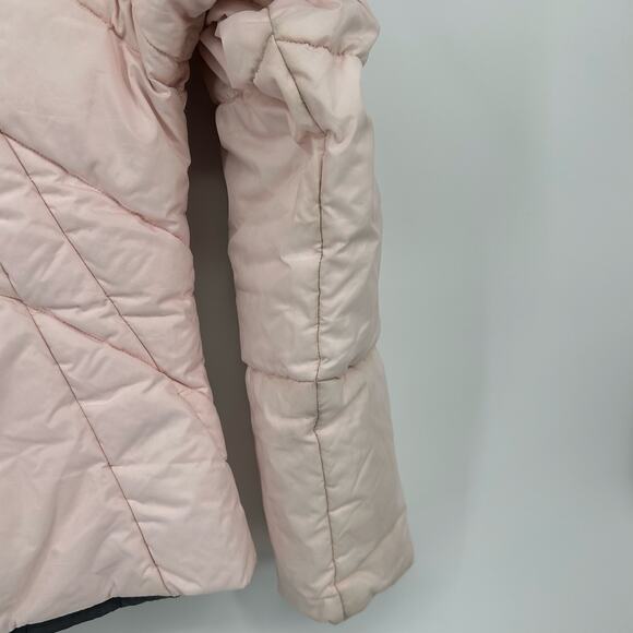 VTG y2k Women's Light Pink Nike Mini Swoosh Duck Down Feathers Puffer Jacket XL - Picture 10 of 12